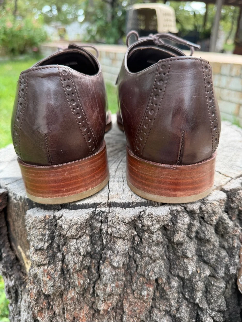 Cole Haan Jefferson Grand Brown Cap-Toe Oxford Size 13M Good Condition CLEAN